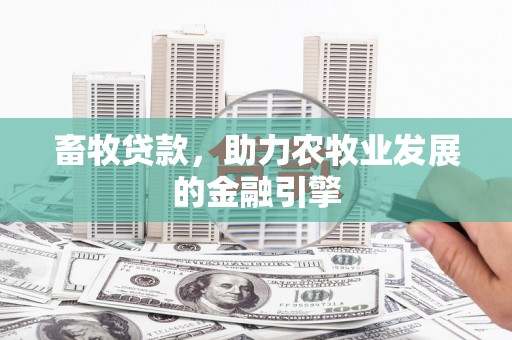 良庆畜牧贷款，助力农牧业发展的金融引擎