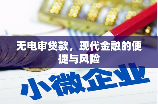 良庆无电审贷款，现代金融的便捷与风险