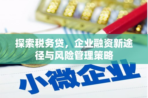 良庆探索税务贷，企业融资新途径与风险管理策略