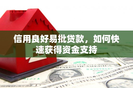 良庆信用良好易批贷款，如何快速获得资金支持
