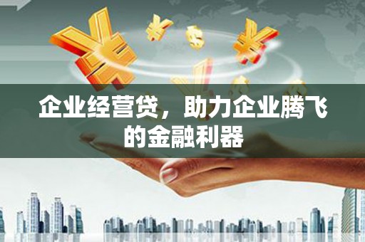良庆企业经营贷，助力企业腾飞的金融利器