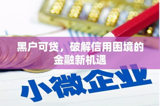 良庆黑户可贷，破解信用困境的金融新机遇