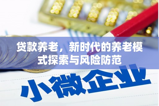良庆贷款养老，新时代的养老模式探索与风险防范